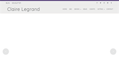 Desktop Screenshot of claire-legrand.com